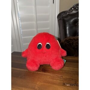 Makeship Slimy Oddity Rare Plush Stuffed Animal 9" Toy Hard To Find Red